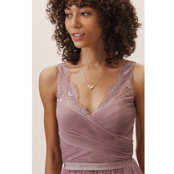 Anthropologie | BHLD Violet Grey Gown - Picture 2 of 4